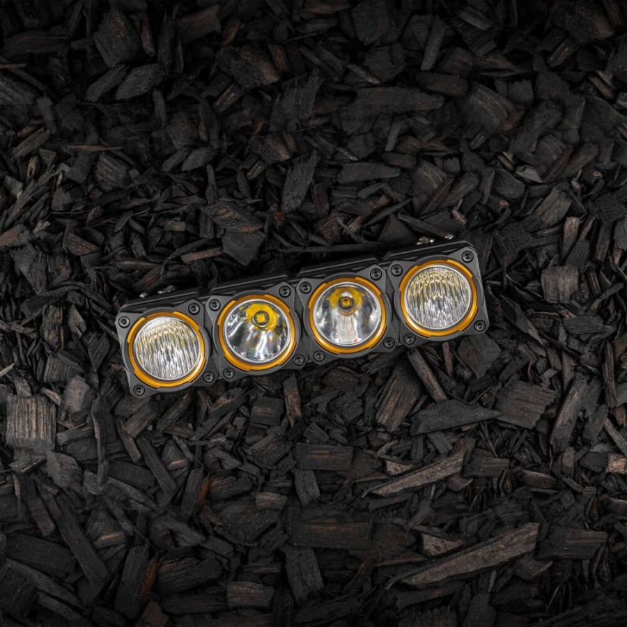 KC HILITES | FLEX ERA LED Light Bar - Bezel Kit for 10" Segments - Gold (30578)