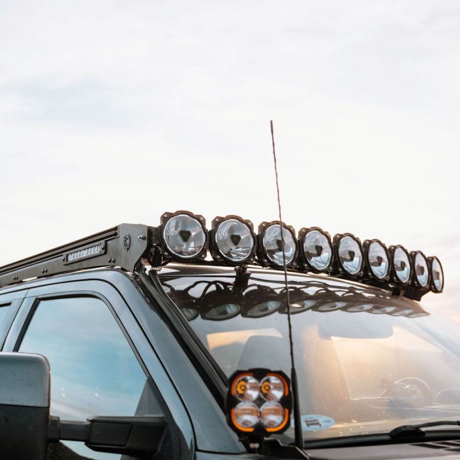 KC HILITES | Platform One Roof Rack with 360° Lighting - Ford Super Duty (2017-2025) (AK-92309)