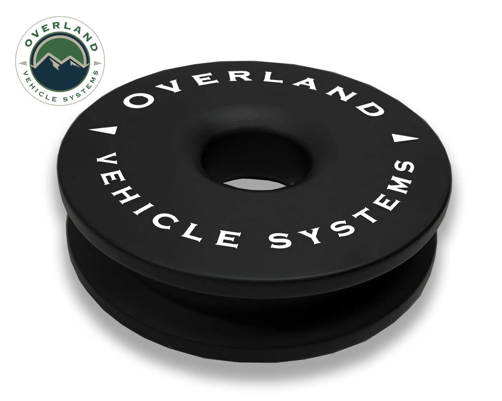 OVERLAND VEHICLE SYSTEMS | Recovery Ring 6.25" 45,000 lb. Black With Storage Bag Universal (19240004)