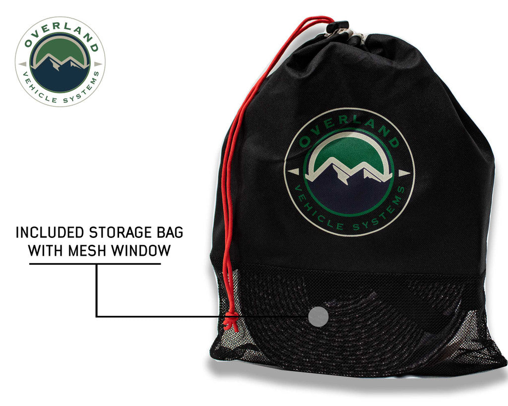 OVERLAND VEHICLE SYSTEMS | Tow Strap 20,000 lb. 2" x 30' Gray With Black Ends & Storage Bag (19059916)