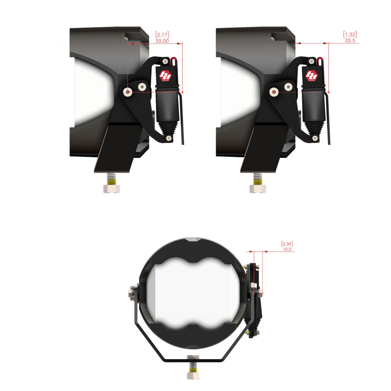 BAJA DESIGNS | Reflex Light Actuator Kit – LP4/LP6/LP9/XL-M Housing - Universal