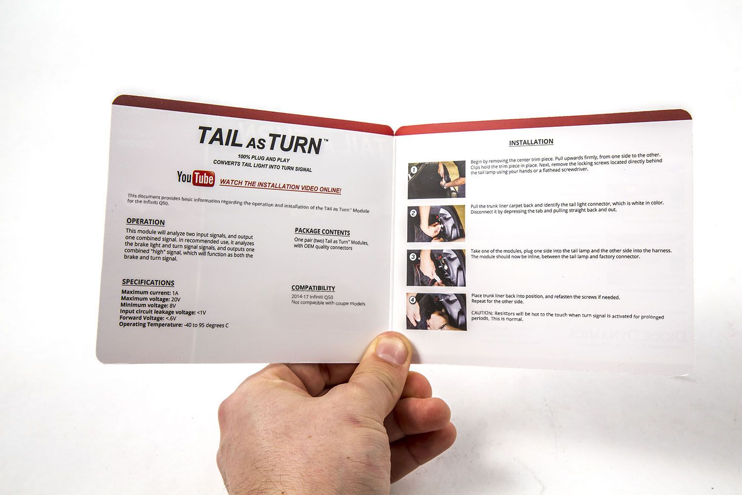 DIODE DYNAMICS | Infiniti Q50 2014-2017 Tail as Turn® Module (USDM) (Pair)