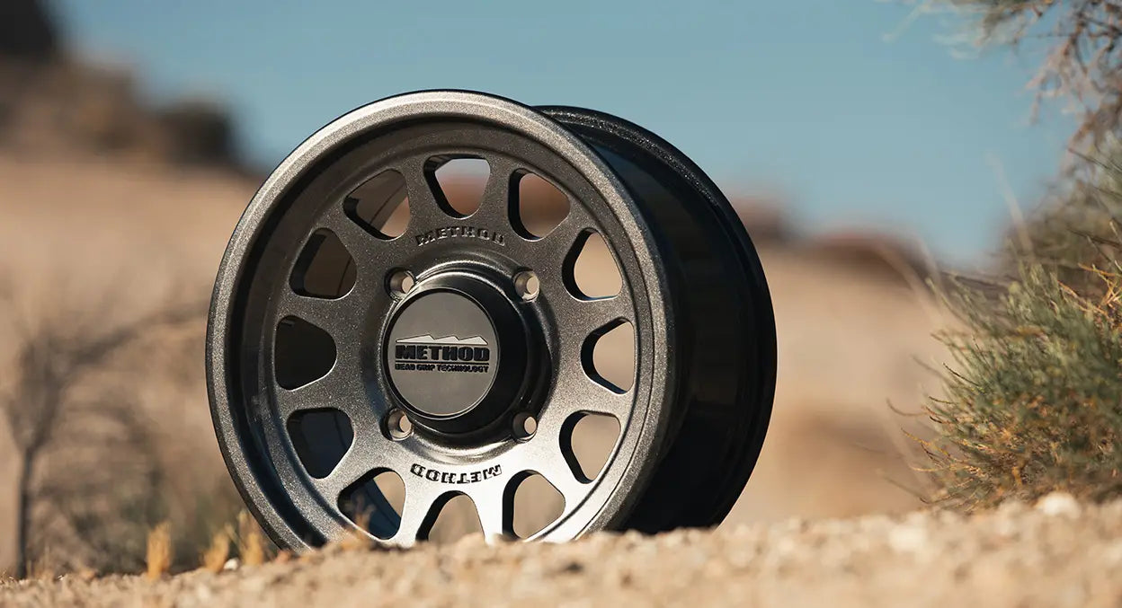 METHOD RACE WHEELS | 414 UTV Bead Grip Gloss Graphite Single Wheel (MR414570121243)