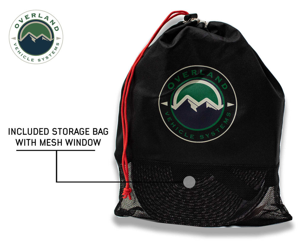 OVERLAND VEHICLE SYSTEMS | Tow Strap 30,000 lb. 3" x 30' Gray With Black Ends & Storage Bag (19069916)