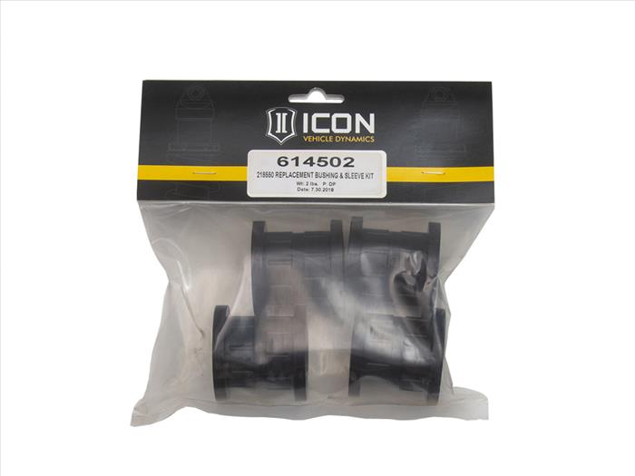 ICON VEHICLE DYNAMICS | UCA 218550 Replacement Bushing & Sleeve Kit (614502)