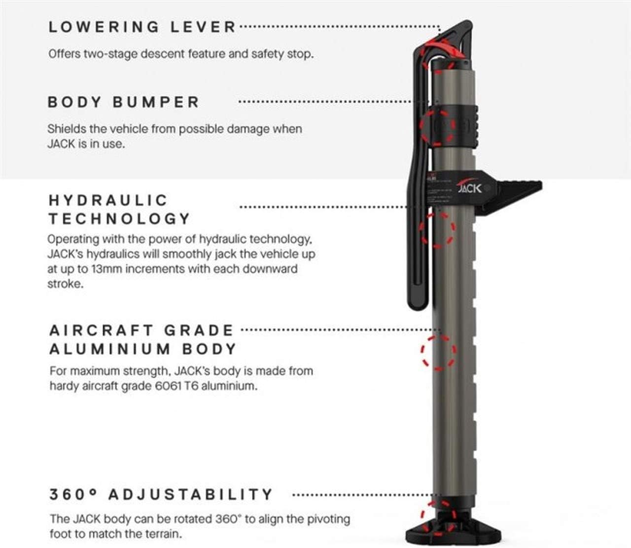 ARB 4X4 | JACK 48" Hydraulic Lift Recovery Jack (1060001)