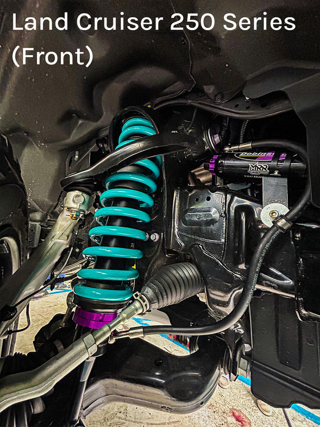 DOBINSONS | Land Cruiser 300 Series MRR 3 Way Adjustable Monotube Reservoir Front Strut 2.6" (MRA59-A440)