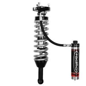 RADFLO SUSPENSION TECHNOLOGY | 4Runner 6th Gen (2025 - Present) & Land Cruiser 250 Series (2024 - Present) & Lexux GX 550 (2024 - Present) Front Coilover Kit Remote Reservoir And Compression Adjuster 2.5 / 0-2.5″ Lift (6CT-R16-1A)