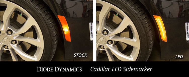 DIODE DYNAMICS | LED Sidemarkers for 2015-2019 Cadillac ATS (non V) (Pair)