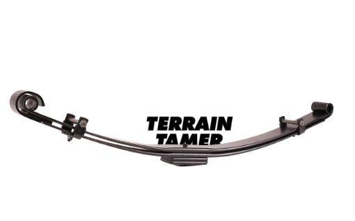 TERRAIN TAMER | Land Cruiser BJ 43 Leaf Spring Front Parabolic Raised 50MM 0-100Kg (TLC001P)