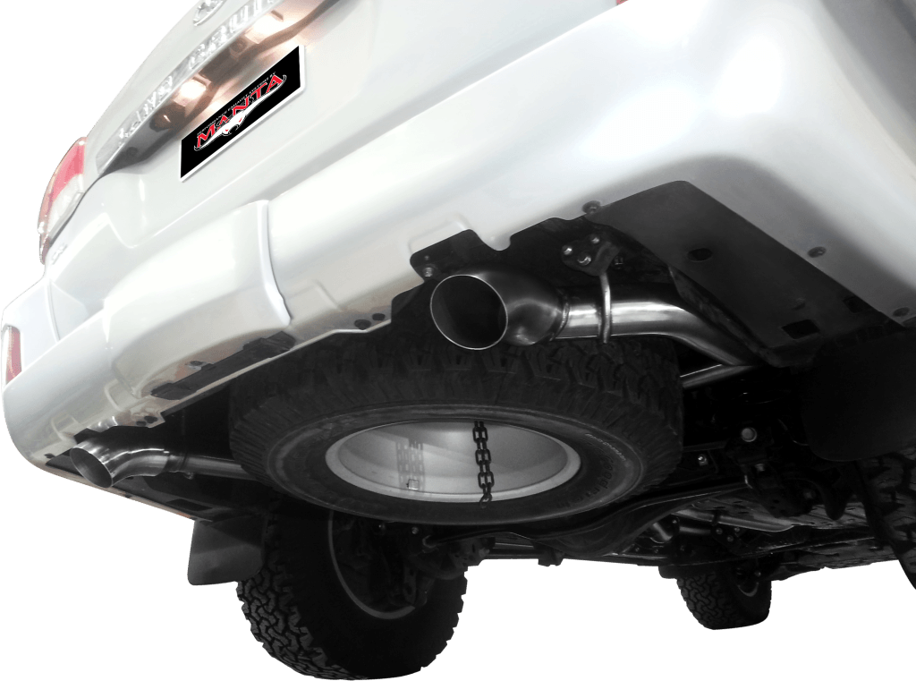 MANTA EXHAUSTS | VDJ200 4.5L V8 Turbo Back With Cats, 2.5 IN Dual Into 3IN Single, Aluminised Steel (With DPF) 2015 – 2021 (MKTY0102)