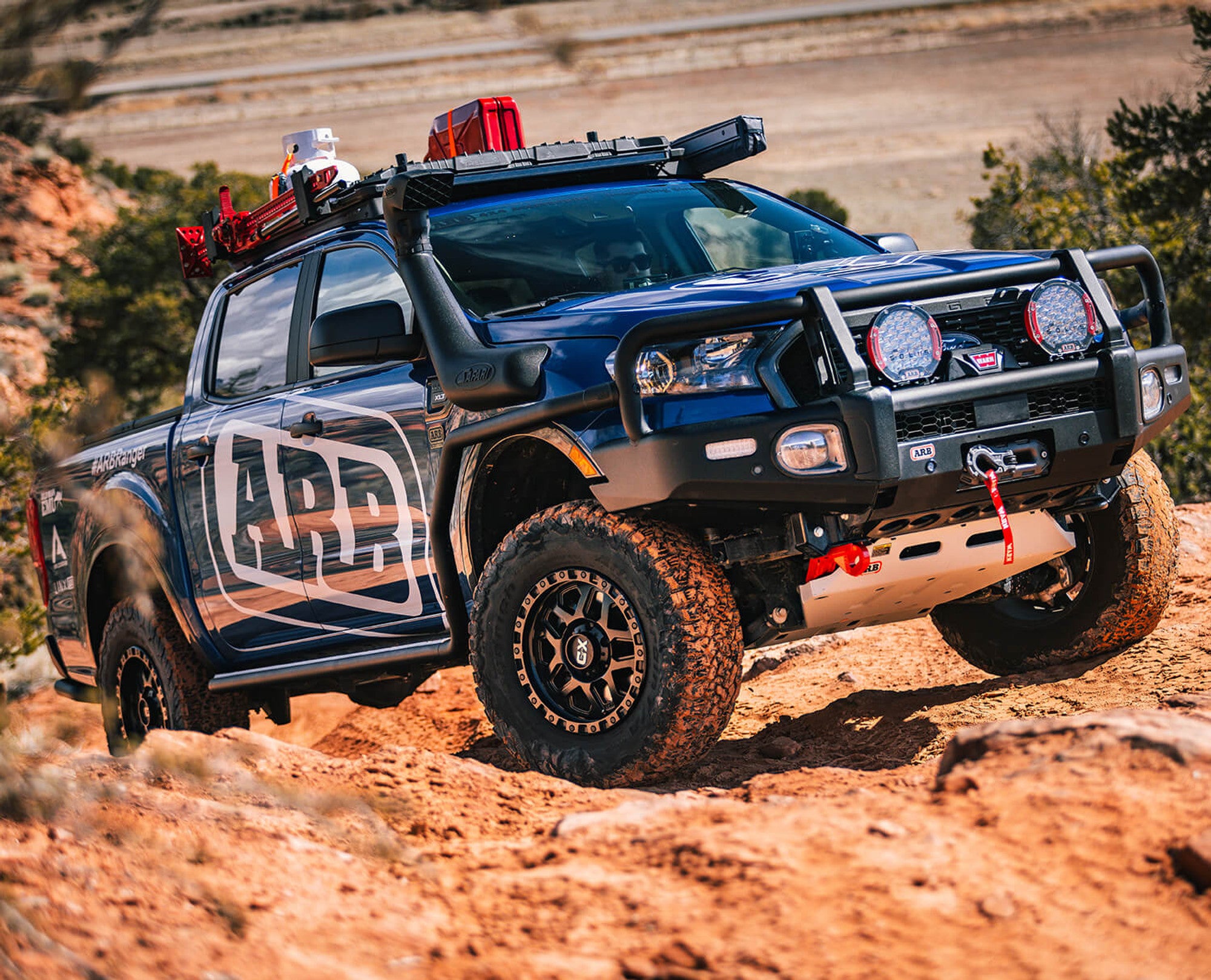 ARB 4X4 | Base Rack Mount Kit With Deflector (17940050)