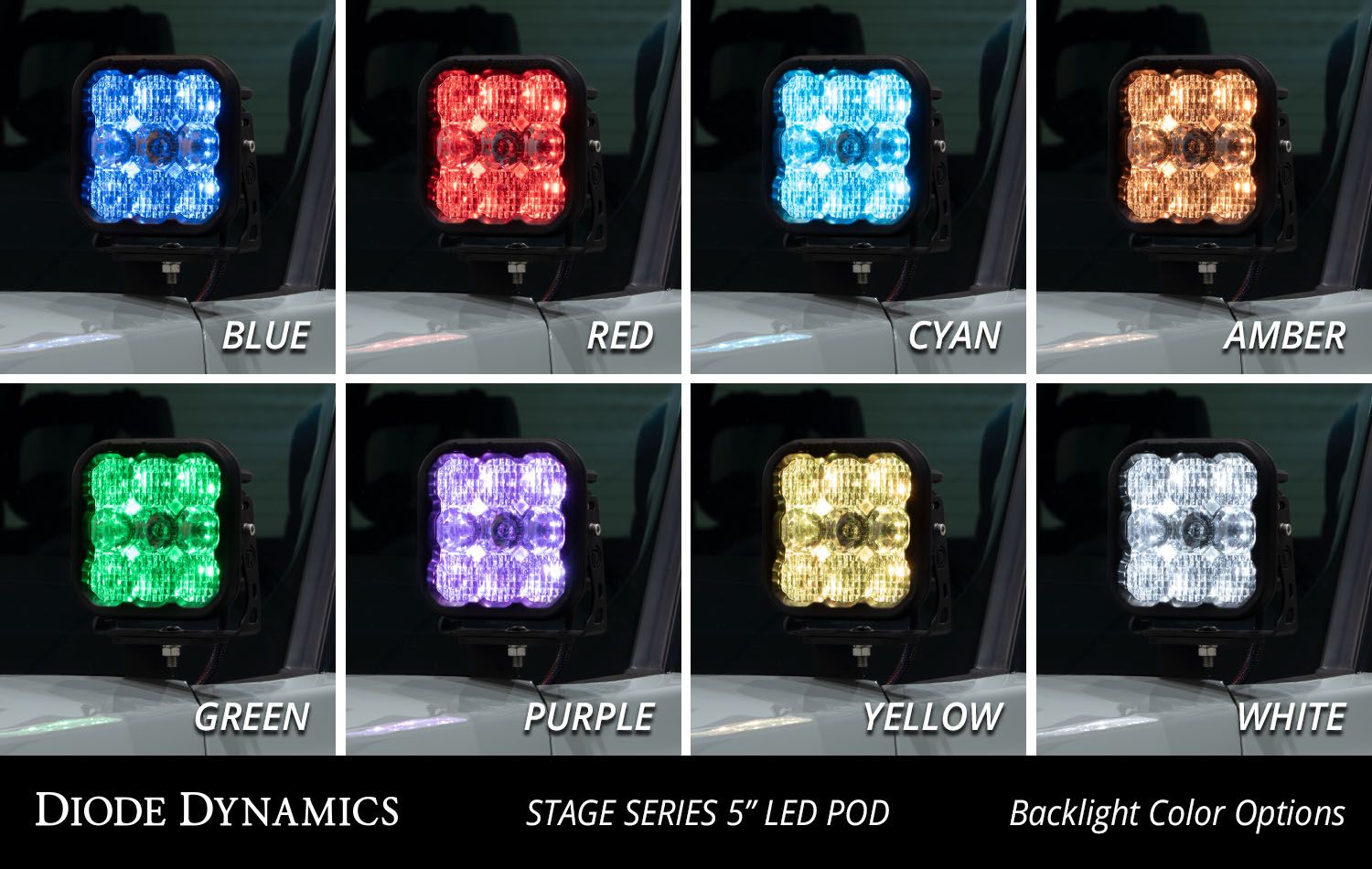 DIODE DYNAMICS | Tundra 3rd Gen 2022-2025 Stage Series Backlit Ditch Light Kit