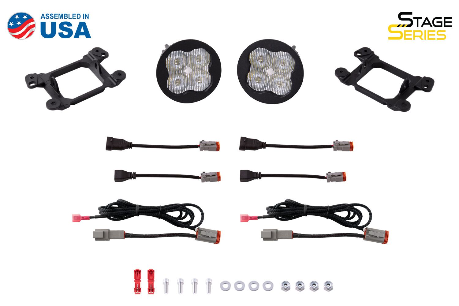 DIODE DYNAMICS | Jeep Cherokee 2014-2017 SS3 LED Fog Light Kit