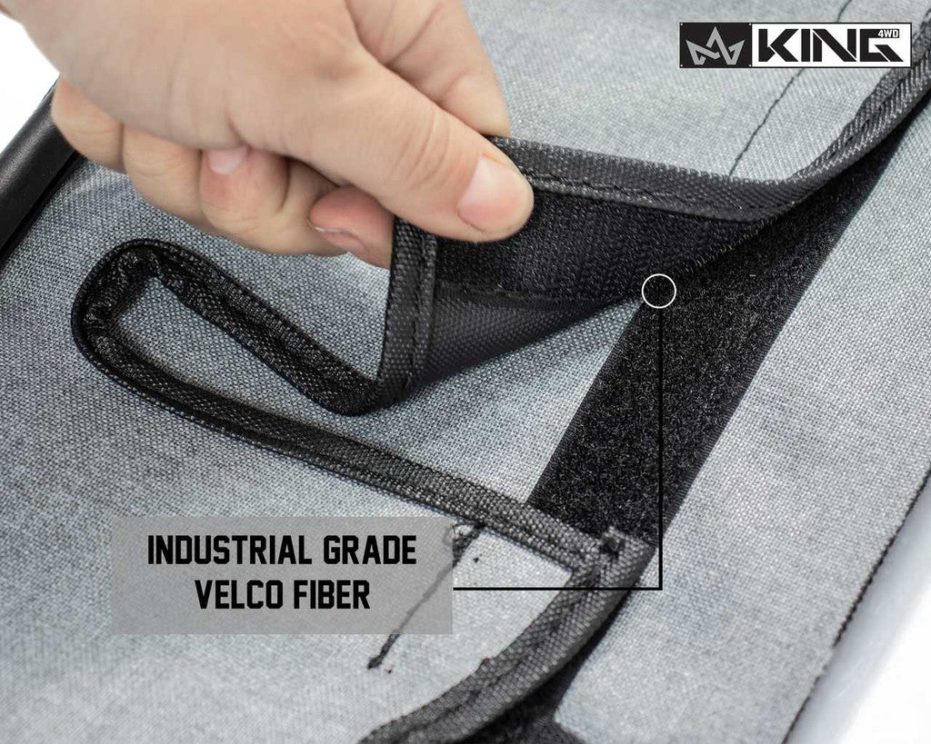 KING 4WD | Jeep Wrangler TJ 1997-2006 Premium Upper Door Skins Black Diamond Passenger & Driver Side (14019935T)