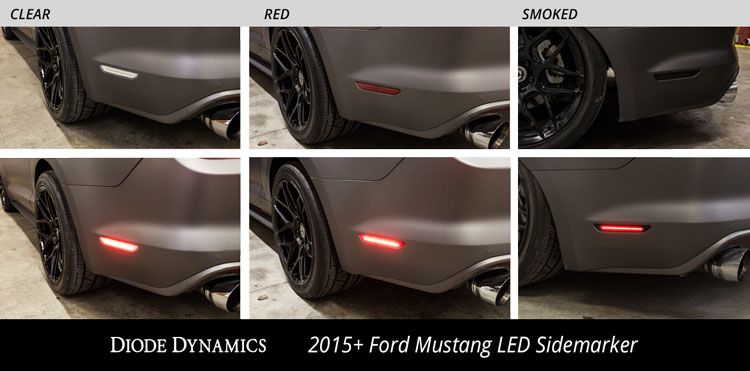 DIODE DYNAMICS | LED Sidemarkers for 2015-2023 Ford Mustang (EU/AU) (Pair)