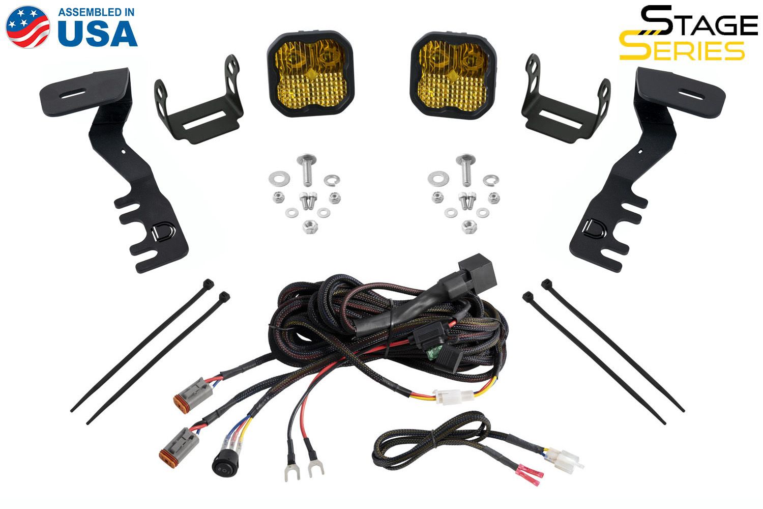 DIODE DYNAMICS | Tacoma 4th Gen 2024-2025 Stage Series Backlit Ditch Light Kit