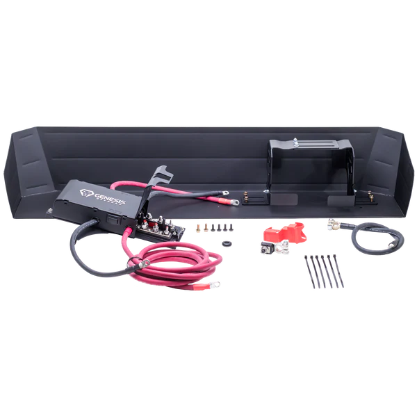 GENESIS OFFROAD | 2021-2025 Diesel Gladiator Dual Battery System - Under Hood (221-JTDG3-UNDERHOOD)