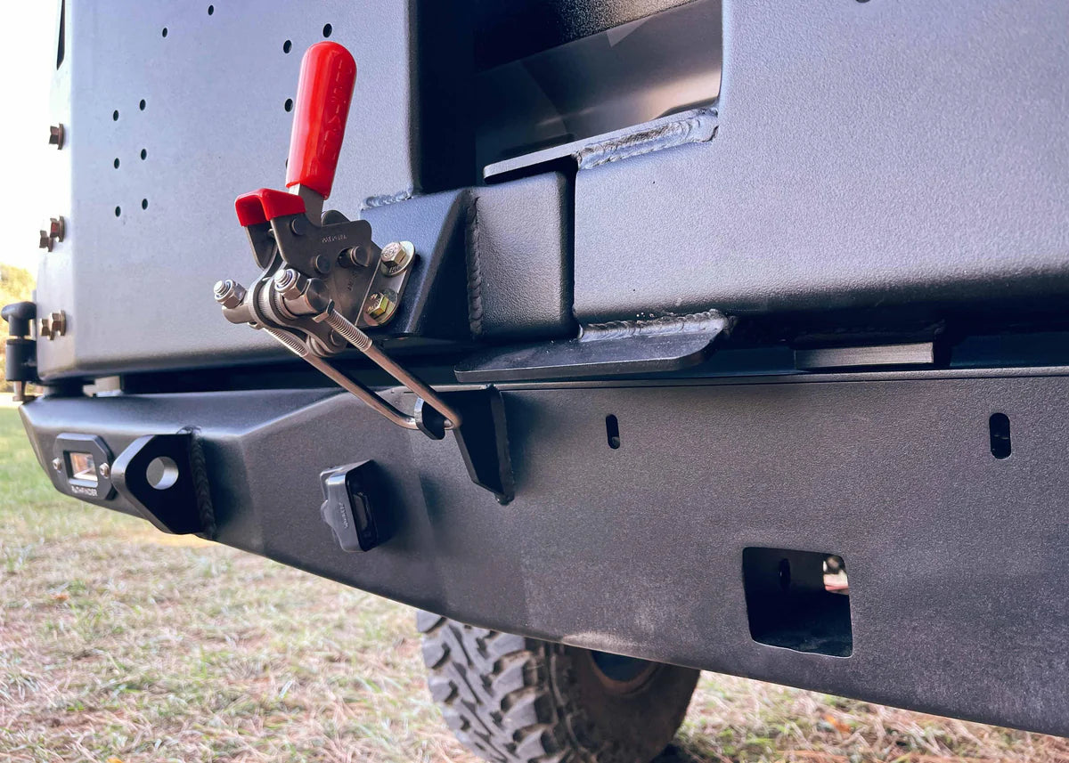 BACKWOODS ADVENTURE MODS | Tacoma 3rd Gen 2016-2023 Hi-Lite High Clearance Dual Swing Out Rear Bumper (BWTY3T-203ZZVVB)