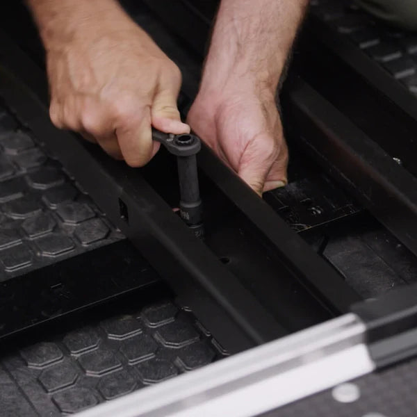 DECKED | CargoGlide Mounting Brackets for Drawer System (C0090-DCGBK-BLK)