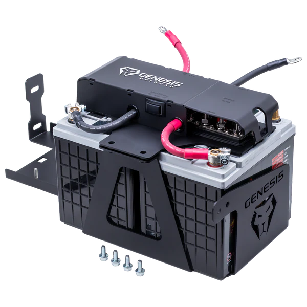 GENESIS OFFROAD | 2018-2025 Gas Wrangler JL Gen 3 Dual Battery System (185-JLDBKG3)
