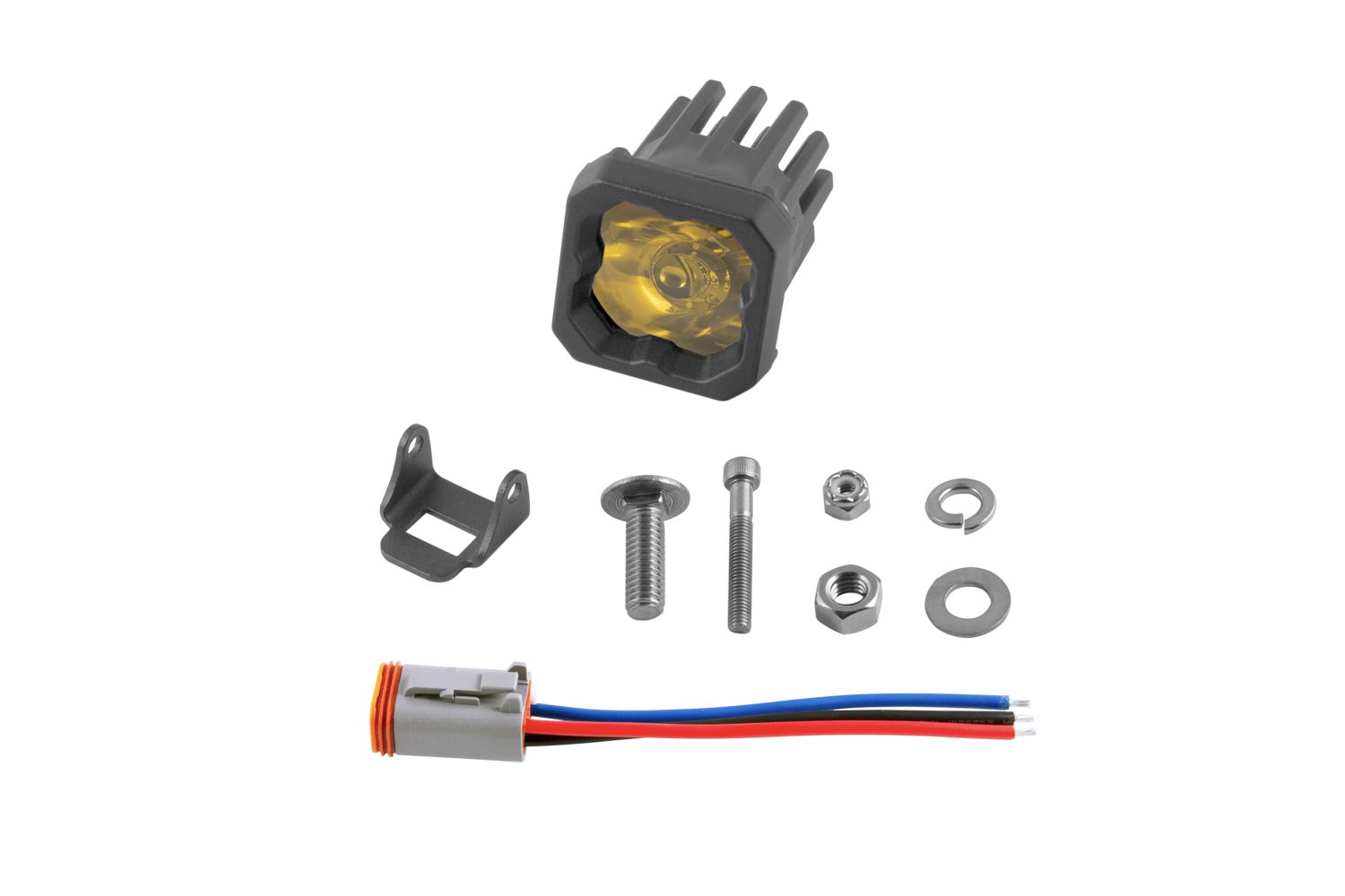 DIODE DYNAMICS | SSC1 Yellow Sport Standard LED Pod (One)