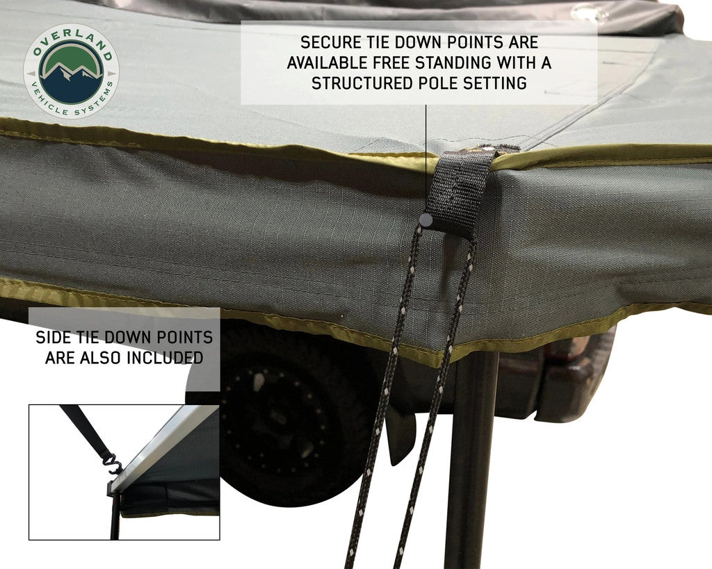 OVERLAND VEHICLE SYSTEMS | Nomadic LT 270 Awning & Wall 1, 2, & Mounting Brackets Driver Side (19579907)