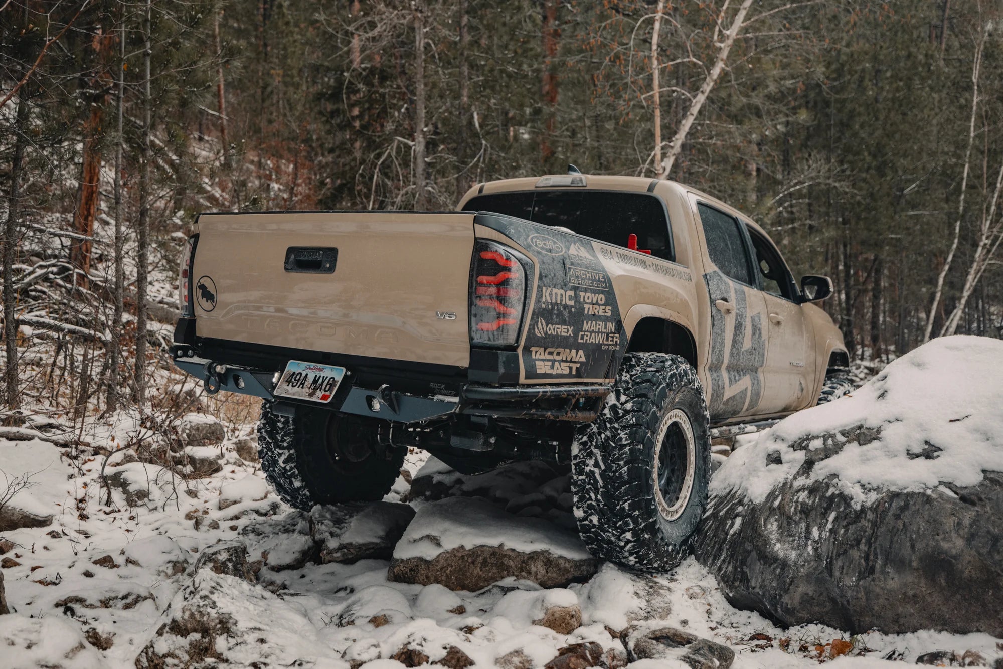 C4 FABRICATION | Tacoma 3rd Gen 2016-2023 Rock Runner High Clearance Rear Bumper