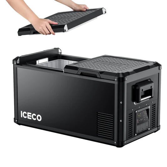 ICECO | 79.2QT VL75ProD 12V Heavy Duty Fridge Freezer With Ice Tray