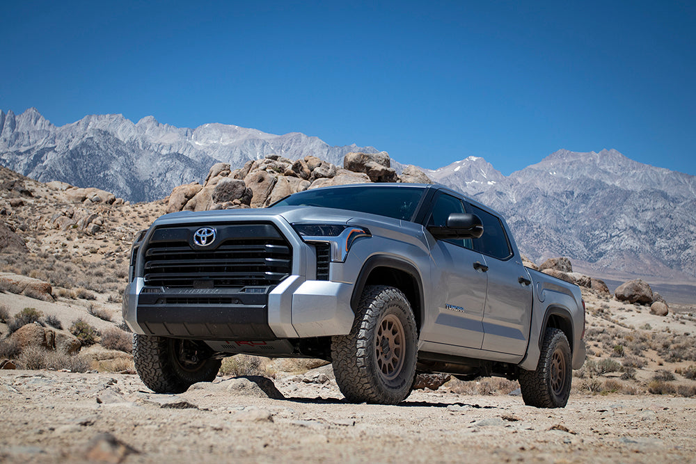 TOTAL CHAOS FABRICATION | Tundra 3rd Gen (2022 - 2024) Mid Travel Lift Kit W/ Front & Rear 3.0 Inch Diameter Adjustable King Shocks (22-30-K3A)