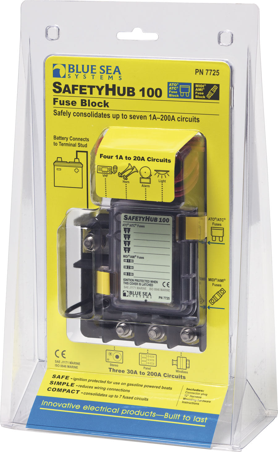 BLUE SEA SYSTEMS | SafetyHub 100 Fuse Block (7725)