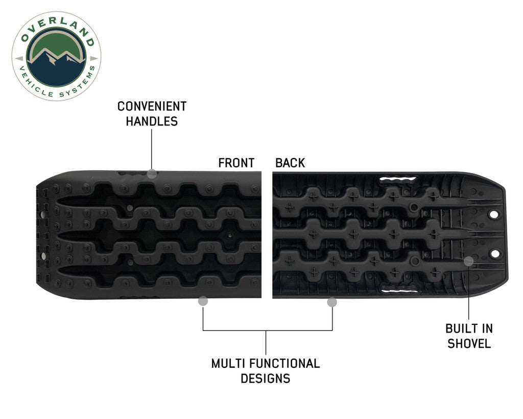 OVERLAND VEHICLE SYSTEMS | Recovery Ramp With Pull Strap and Storage Bag - Gray/Black Universal (19169910)