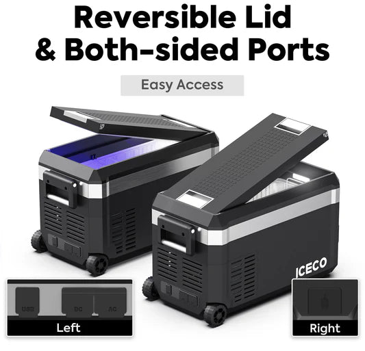 ICECO | 31QT JP30 Pro Wheeled Freezer Camping Fridge With Cover