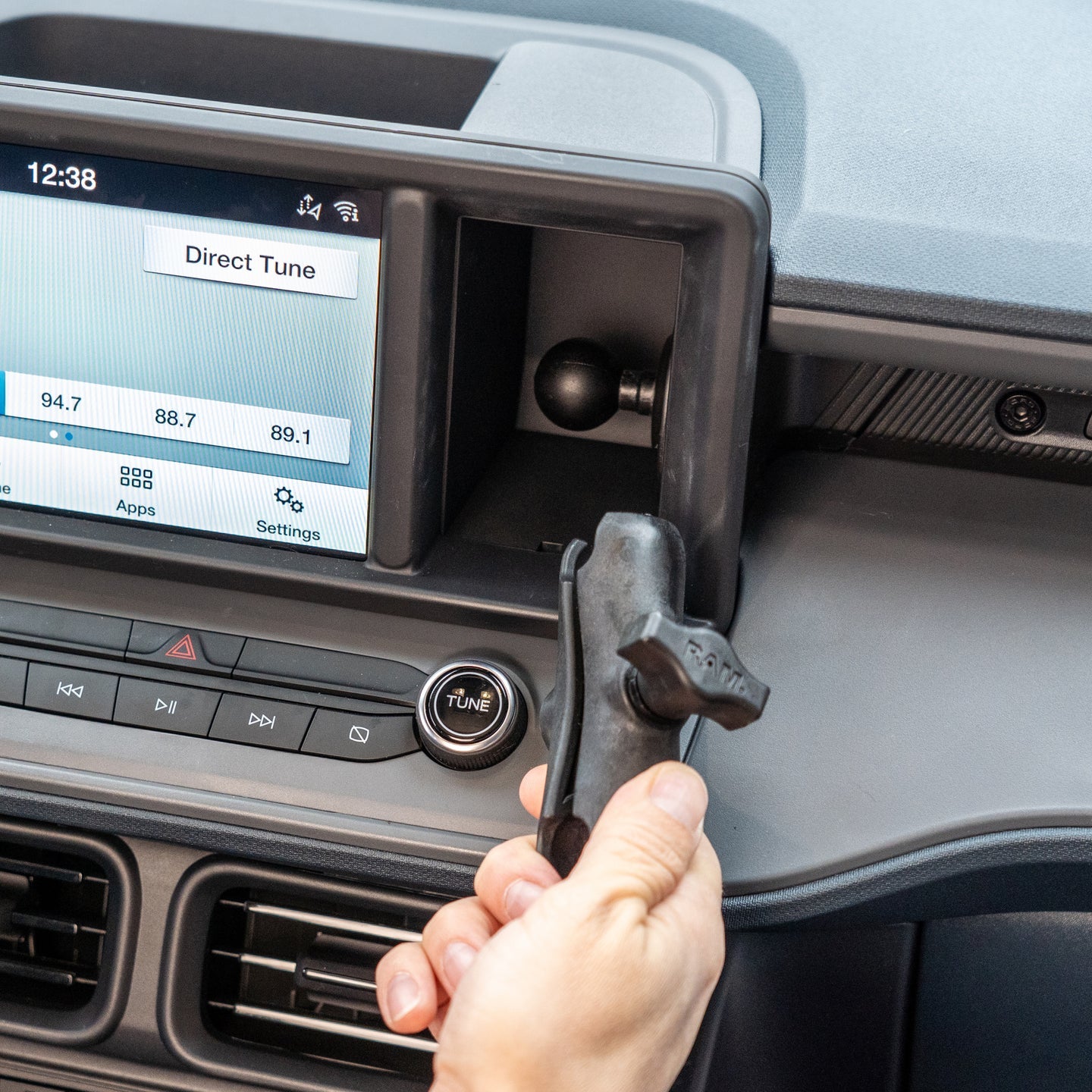 RAM MOUNTS | RAM Rotating X-Grip Large Phone Mount with Flex Adhesive Base