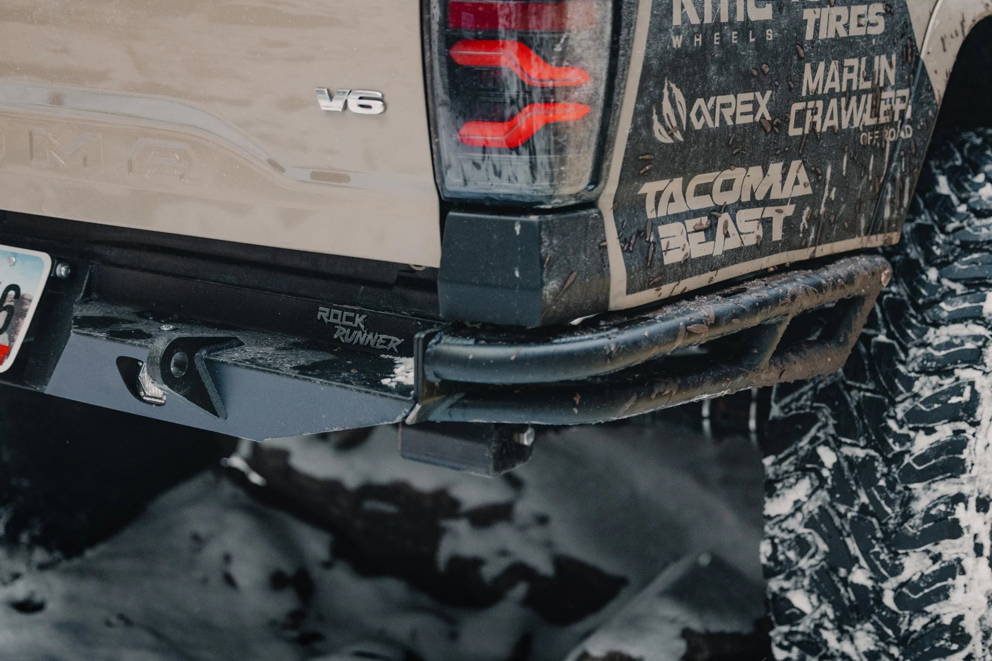 C4 FABRICATION | Tacoma 3rd Gen 2016-2023 Rock Runner High Clearance Rear Bumper