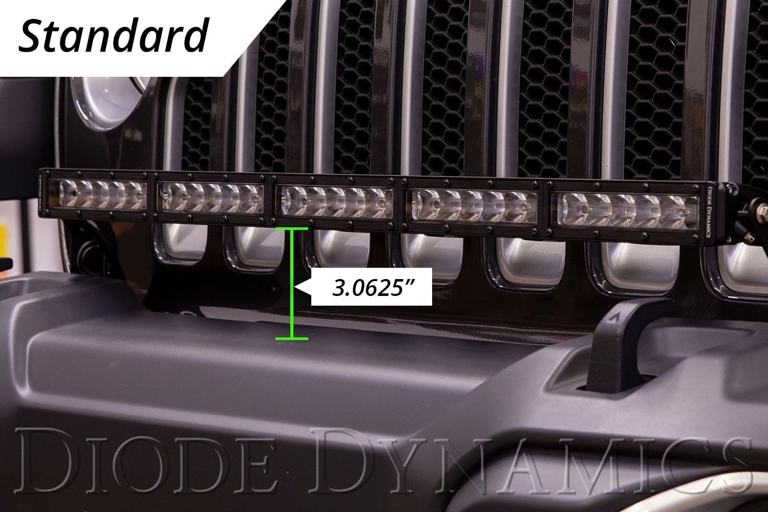 DIODE DYNAMICS | Jeep JL Wrangler 2018-2025 Bumper LED Lightbar Kit