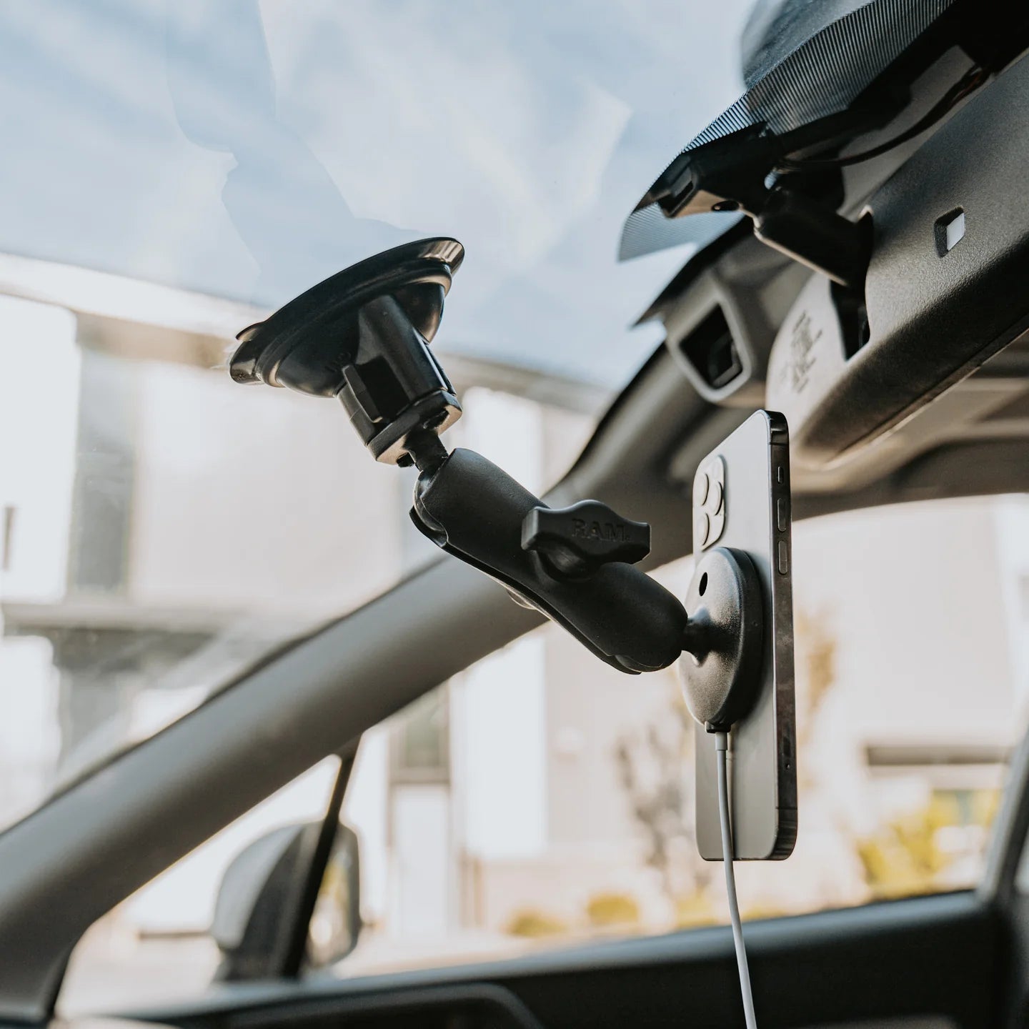 RAM MOUNTS | RAM Twist-Lock Suction Cup Mount for Apple 15W MagSafe