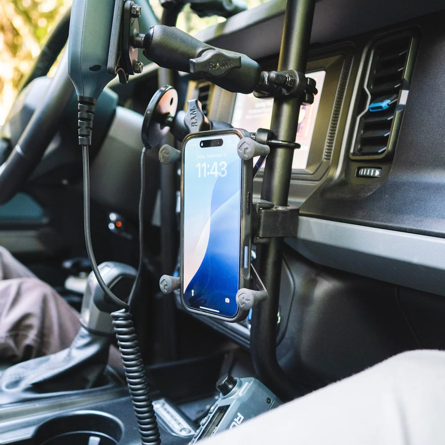 RAM MOUNTS | RAM X-Grip Large Phone Mount with Low-Profile Small Tough-Claw