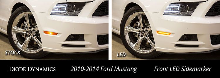 DIODE DYNAMICS | Ford Mustang 2010-2014 LED Sidemarkers (Set)