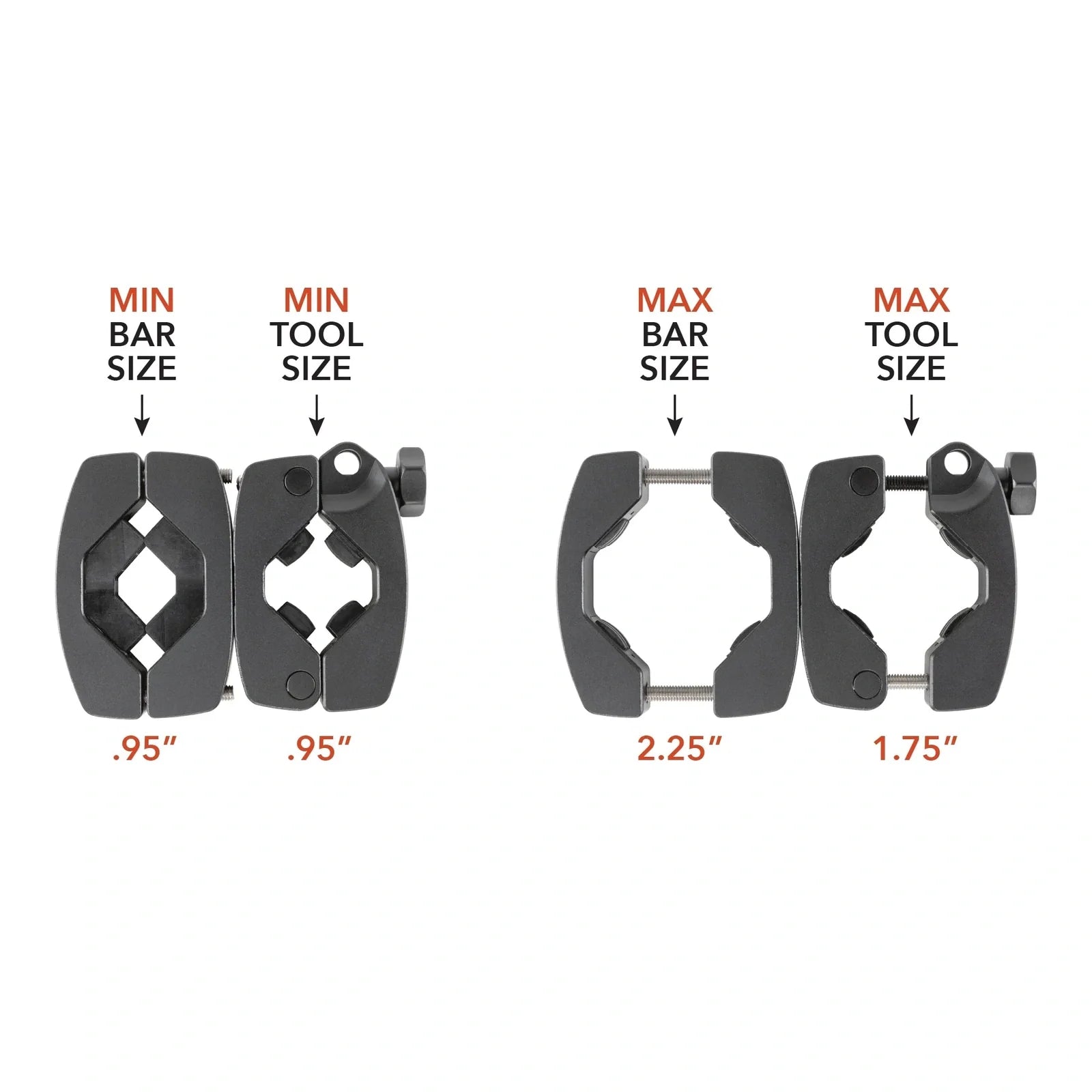 DMOS | Gear Up Full Mounty Shovel/Axe Roll Bar Mount (32856)