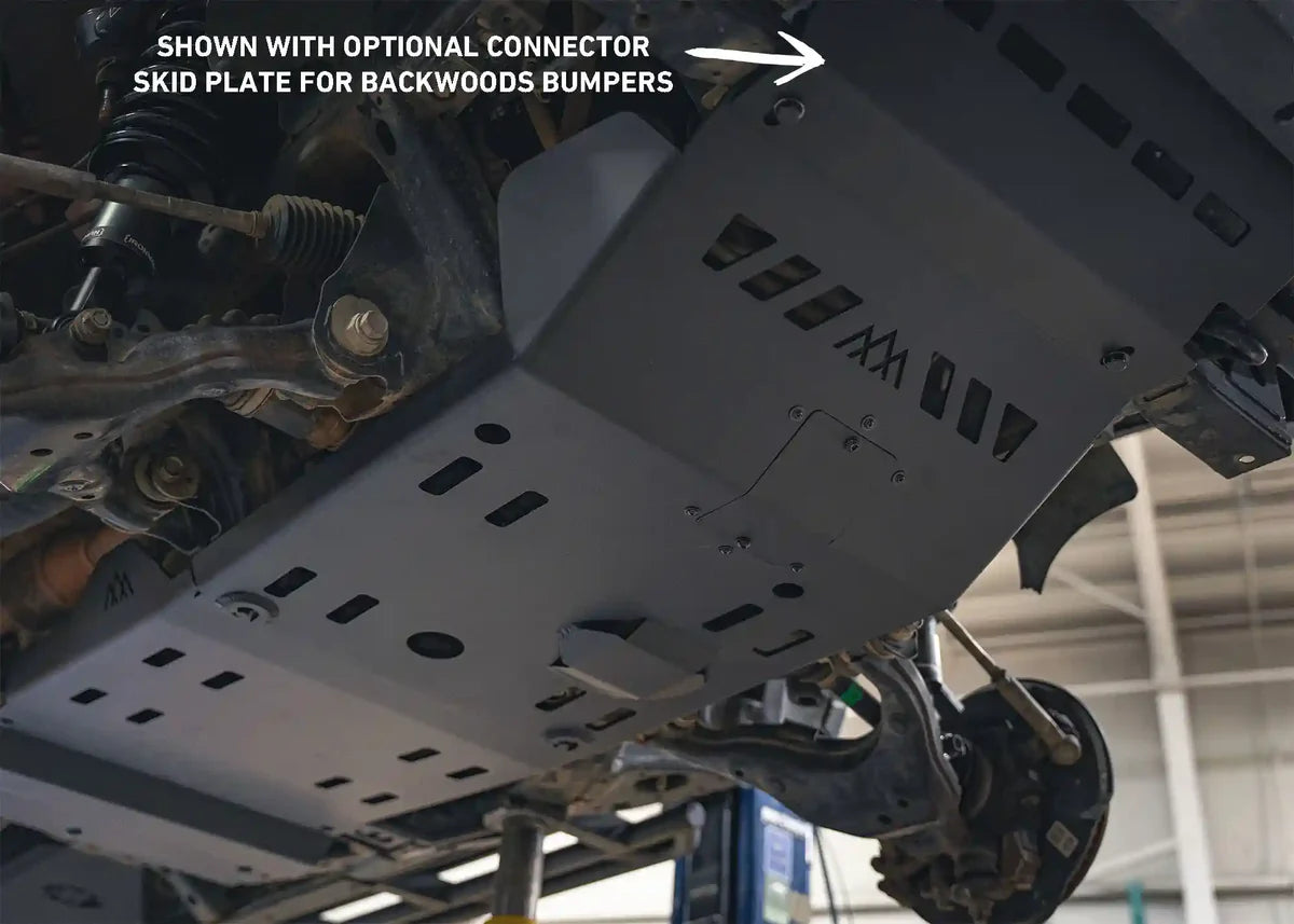 BACKWOODS ADVENTURE MODS | Tacoma 3rd & 2nd Gen (2005-2023) Full Aluminum Skid Plate System (BWTT3A-8710)