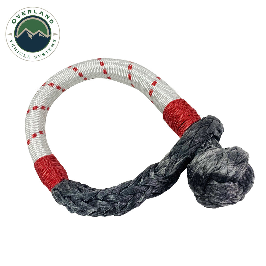 OVERLAND VEHICLE SYSTEMS | Soft Shackle 7/16" 41,000 lb. With Loop & Abrasive Sleeve - 23" With Storage Bag (19129903)