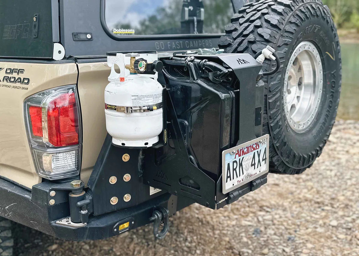 BACKWOODS ADVENTURE MODS | Jerry's Can Holder Dual Universal Jerry Can Carrier (BWAC-9530)