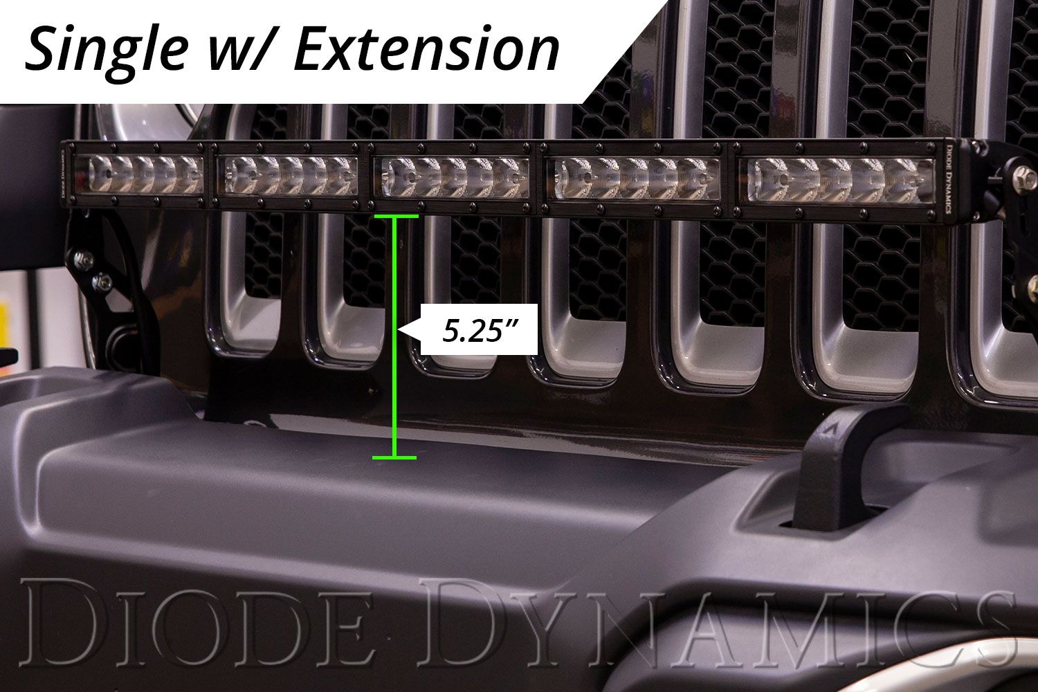 DIODE DYNAMICS | Jeep JL Wrangler 2018-2025 Bumper LED Lightbar Kit