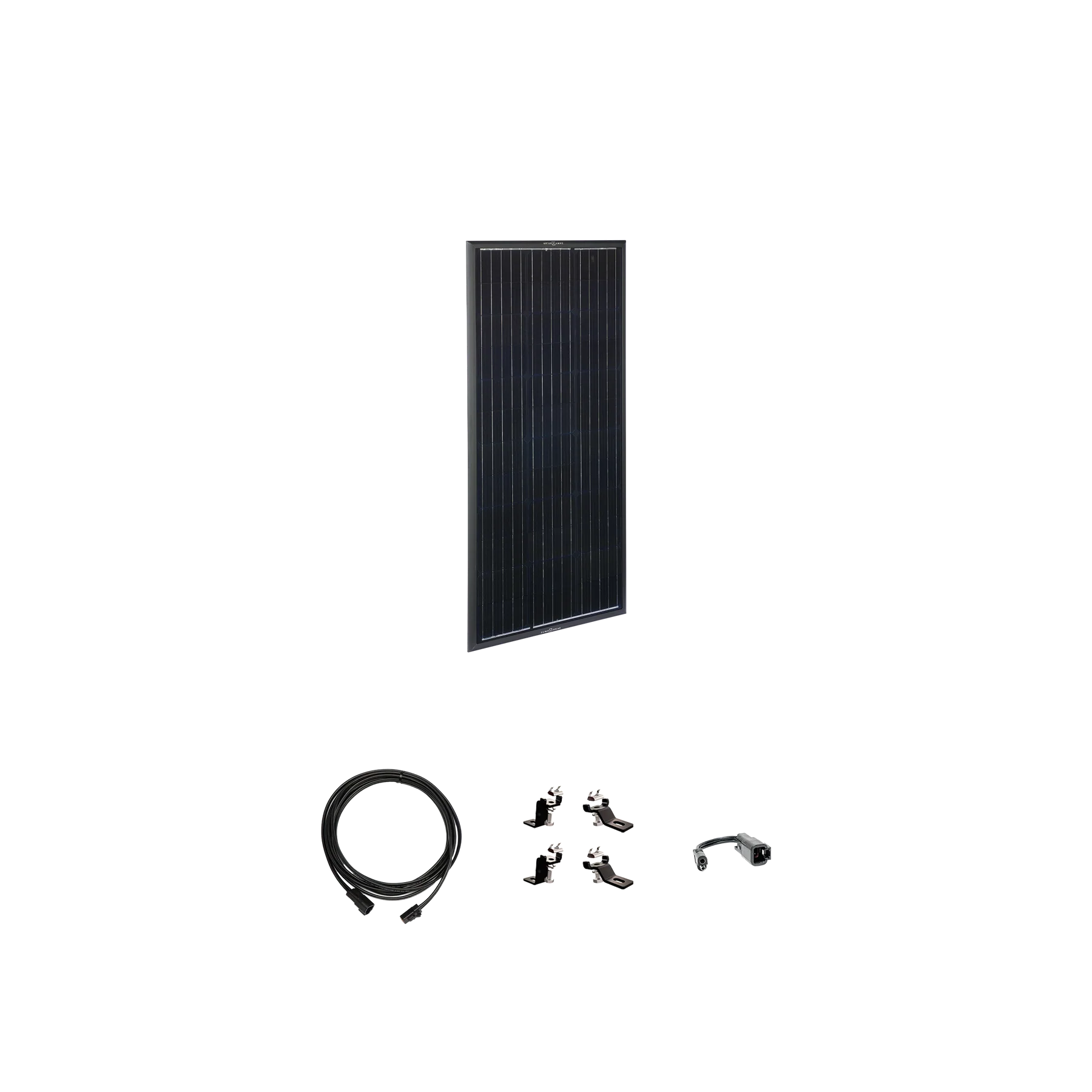 ZAMP SOLAR | AirStream Obsidian Series 100 Watt Solar Panel Expansion Kit