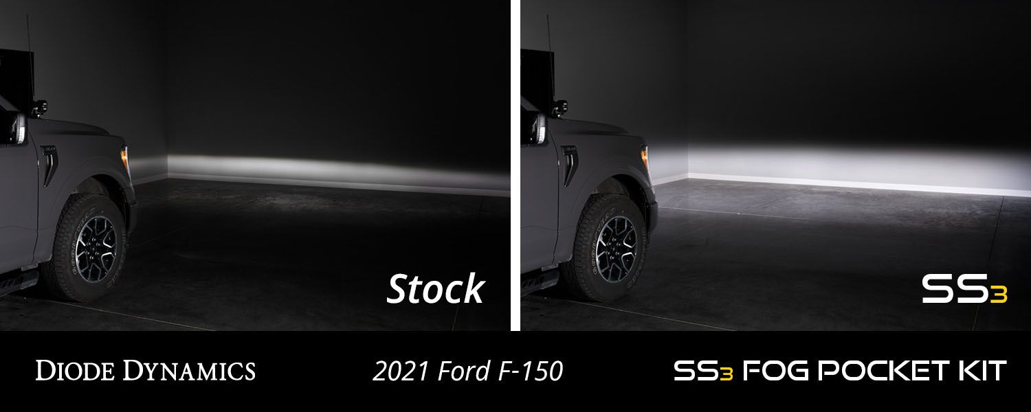 DIODE DYNAMICS | Ford F-150 2021-2023 Stage Series Fog Pocket Kit