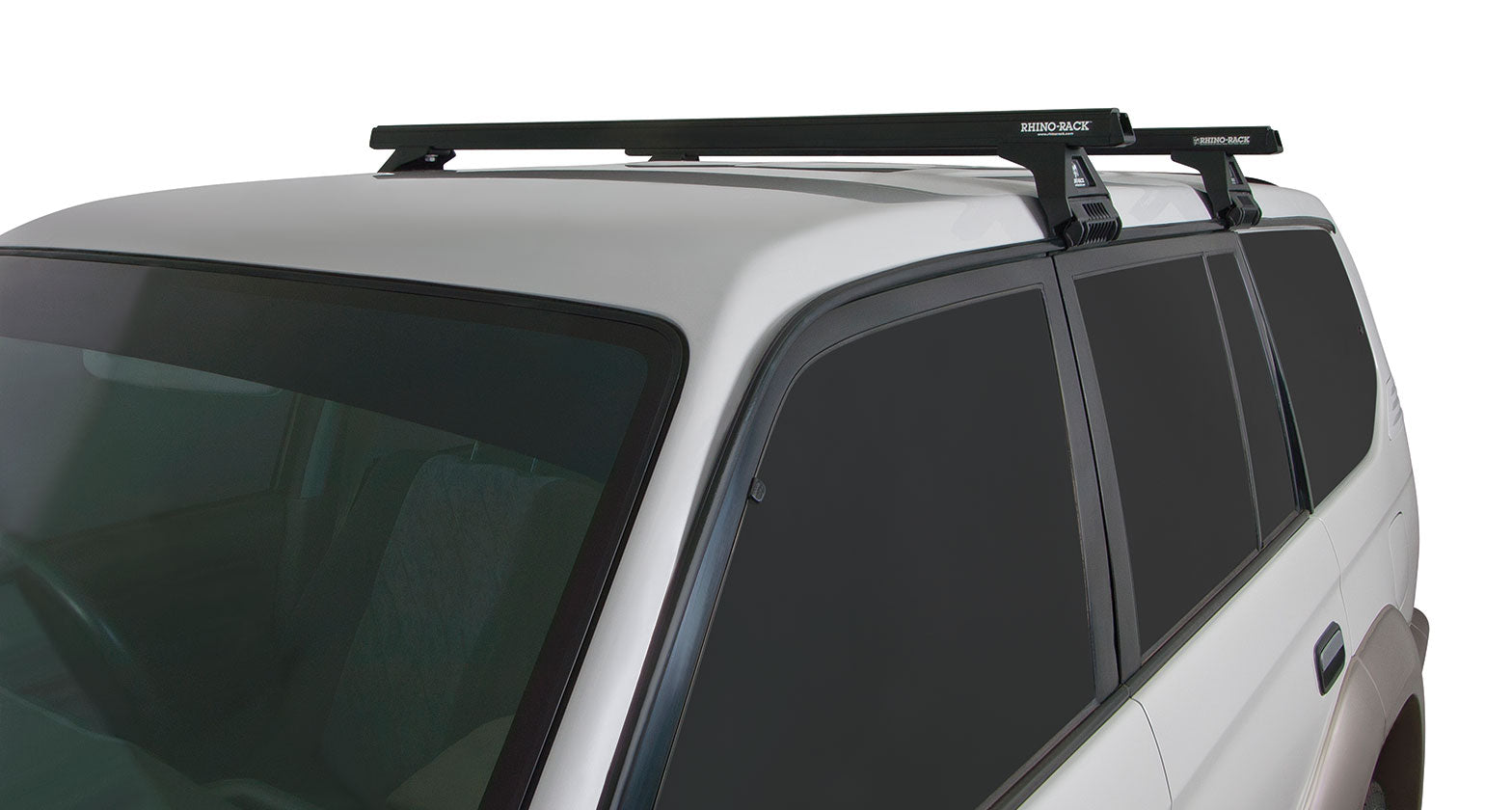 RHINO RACK | Heavy Duty RL110 Black 2 Bar Roof Rack (JA0631)