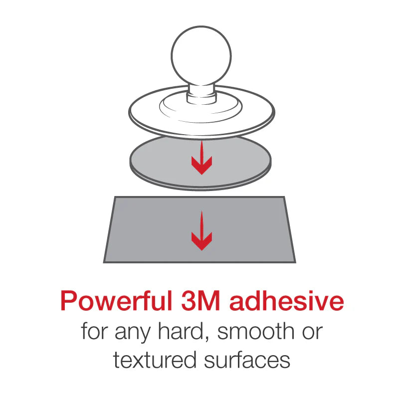 RAM MOUNTS | RAM X-Grip with Flex Adhesive Base for 7"-8" Tablets