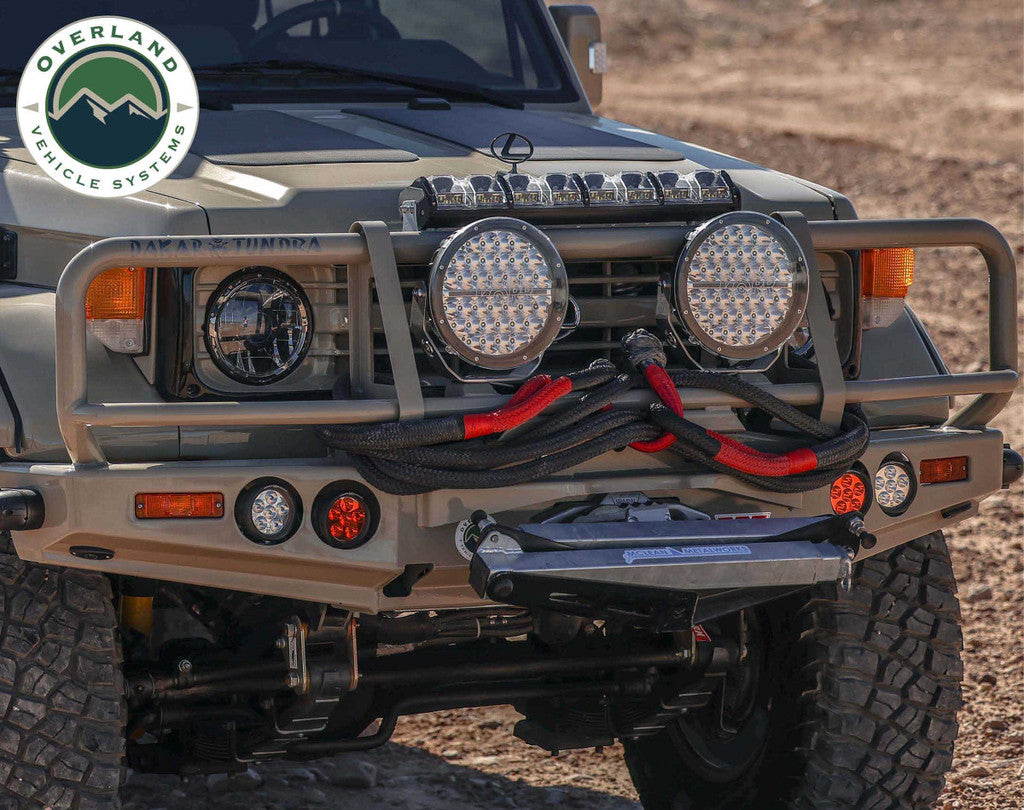 OVERLAND VEHICLE SYSTEMS | Brute Kinetic Recovery Strap 1" x 30' With Storage Bag - 30% stretch (19009916)