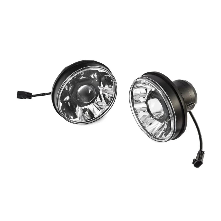 KC HILITES | 7" Gravity® LED Pro DOT Headlight - Driving Beam - Pair - 18-24 Jeep JL / 20-24 Jeep JT w/ Halogen Headlights (42342)